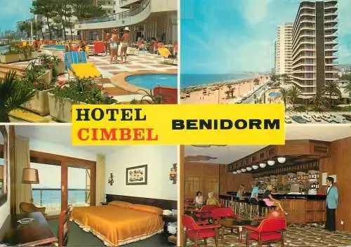 Postcard hotel restaurant Hotel Cimbel Benidorm