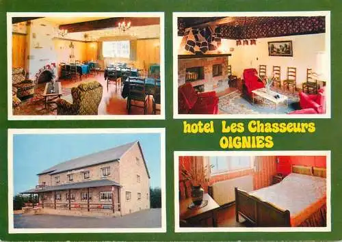 Postcard hotel restaurant Les Chasseurs Oignies