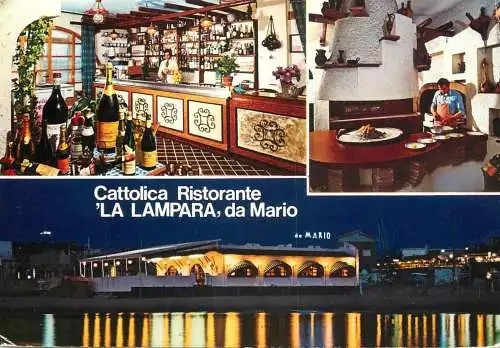 Postcard hotel restaurant Cattolica ristorante La Lampara da Mario