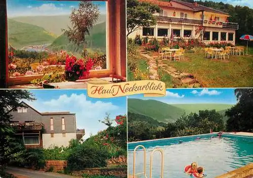 Postcard hotel restaurant Haus Neckarblick