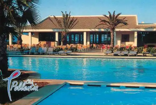 Postcard hotel restaurant Club Pallentia