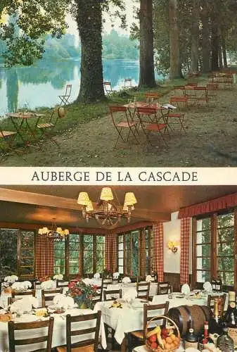Postcard hotel restaurant Auberge de la cascade