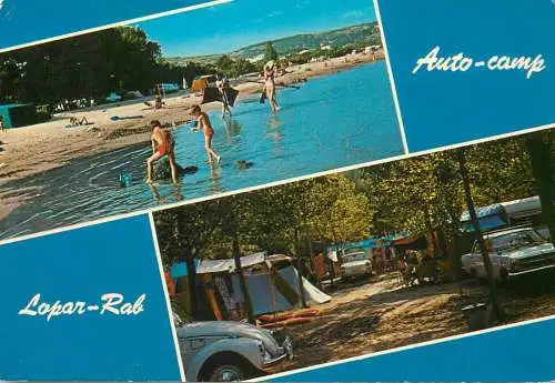 Postcard hotel restaurant Lopar Rab auto camp