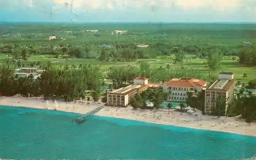 Postcard hotel restaurant Ambassador beach
