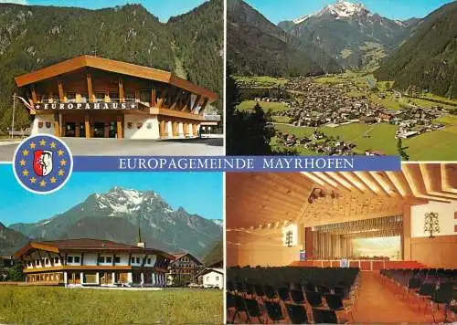 Postcard hotel restaurant Europagemeinde Mayrhofen