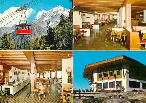 Postcard hotel restaurant Berg Panorama Mayrhofen Zillertal Tirol telecabine