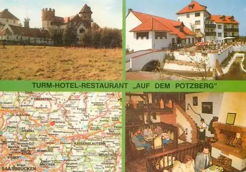 Postcard hotel restaurant Turm Hotel Restaurant