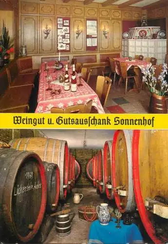 Postcard hotel restaurant Meingut u. Gutsausfchank Sonnenhof