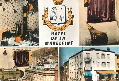 Postcard hotel restaurant de la Madeleine