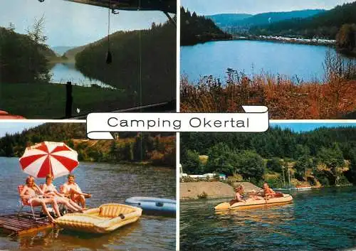 Postcard hotel restaurant camping Okertal