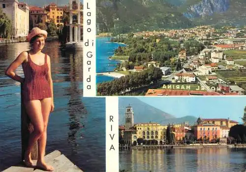 Postcard hotel restaurant Lago di Garda Riva