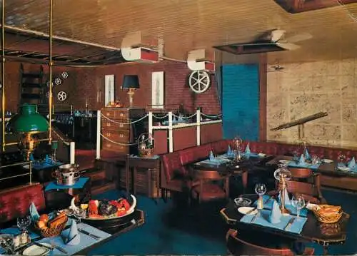 Postcard hotel restaurant Bateau Dusseldorf Altstadt