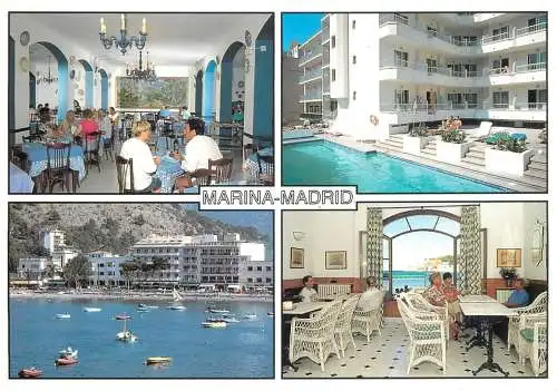 Postcard hotel restaurant Marina Madrid