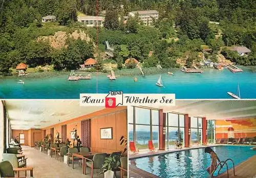 Postcard hotel restaurant Haus Worther See