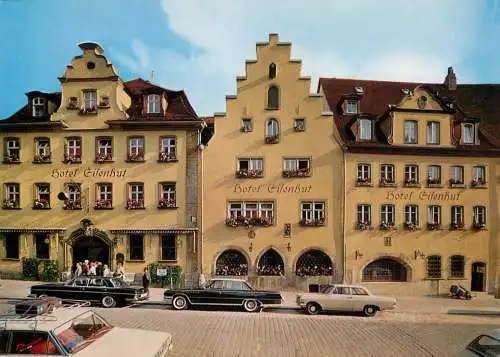 Postcard hotel restaurant Rothenburg Eisenhut