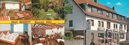 Postcard hotel restaurant Schutt Einruhr Eifel