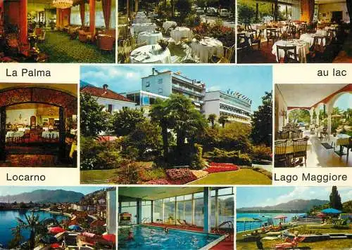 Postcard hotel restaurant La Palma au Lac Locarno