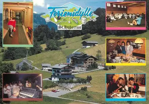 Postcard hotel restaurant St. Hubertus Ferienidylle