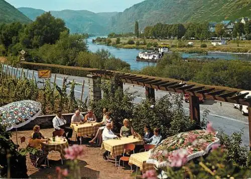 Postcard hotel restaurant Weinhaus Heinrich Andre Ernst Mosel