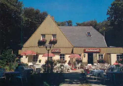 Postcard hotel restaurant Waldidyll Westerland Sylt