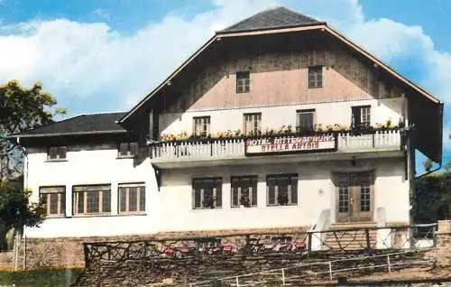 Postcard hotel restaurant Rittersprung Ouren Reuland