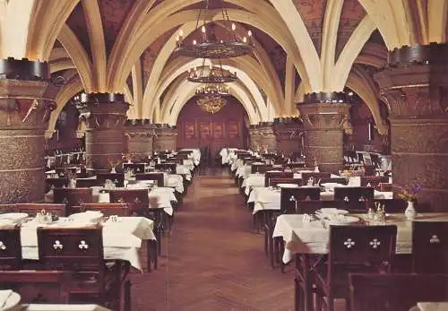 Postcard hotel restaurant raadsbelder Belgium