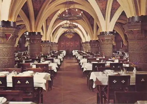 Postcard hotel restaurant raadsbelder Belgium