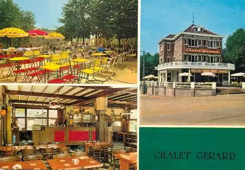 Postcard hotel restaurant chalet Gerard La Houppe Flobecq