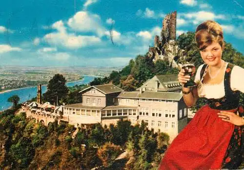 Postcard hotel restaurant Konigswinter am Rhein Hotel Drachenfels
