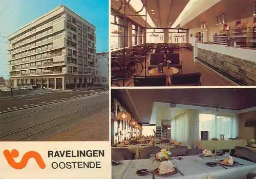 Postcard hotel restaurant Ravelingen Oostende
