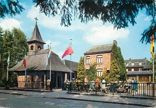 Belgium Banneux Notre Dame chapelle and Beco house