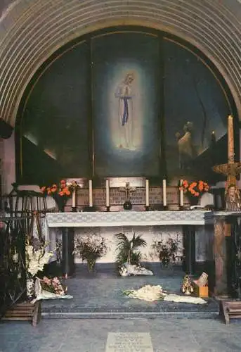 Belgium Banneux Notre Dame tryptique de la chapelle