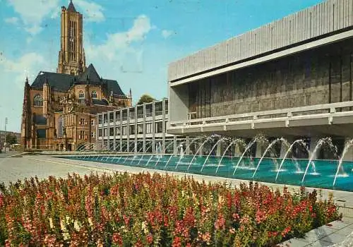 Netherlands Arnhem grote kerk en Stadhuis