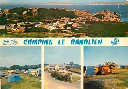 Postcard Hotel restaurant camping Le Ranolien