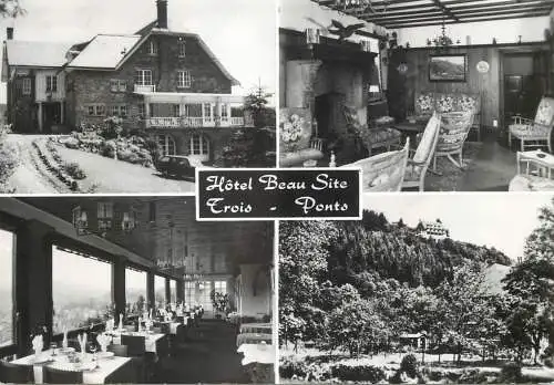 Postcard Hotel restaurant Beau Site Trois Ponts