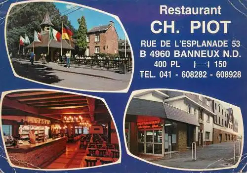 Postcard Hotel restaurant Ch. Piot Banneux