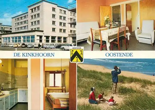 Postcard Hotel De Kinkhoorn Oostende