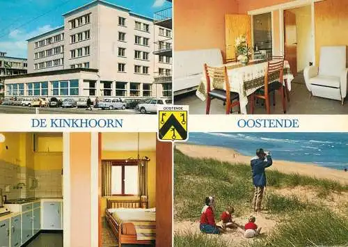 Postcard Hotel De Kinkhoorn Oostende