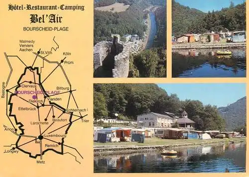 Postcard Hotel restaurant camping Bel Air