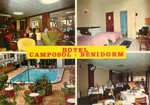 Postcard Hotel Camposol Benidorm