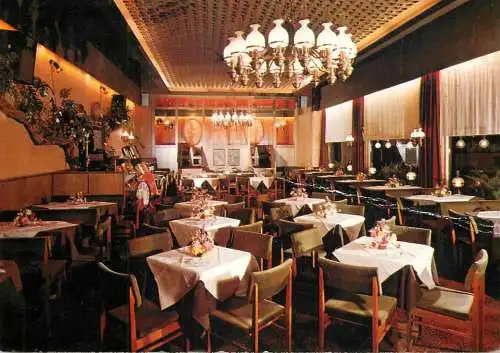 Postcard hotel restaurant Paul Mucke Rheingold