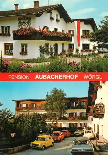 Postcard Pension Aubacher Hof Worgl Tirol