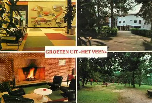 Postcard Groeten uit Het Veen holiday center