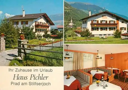 Postcard Haus Pichler Prad am Stilsfserjoch