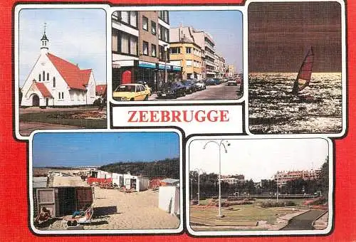 Belgium Zeebrugge different sights