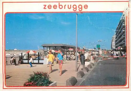 Belgium Zeebrugge promenade