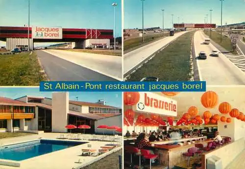 Postcard hotel St. Albain Pont jacques borel