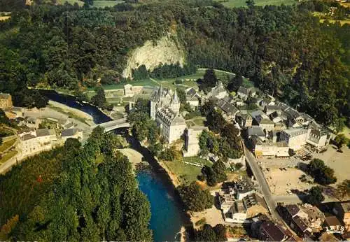 Belgium Durbuy aerial view