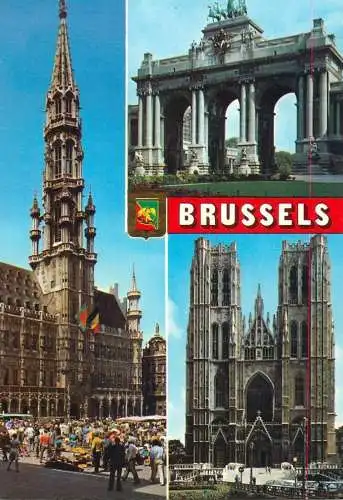 Belgium Groeten uit Bruxelles multi view