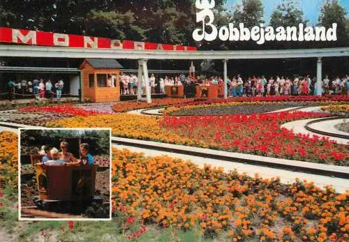 Kasterlee Bobbejaanland amusement park funny barrels flower bed